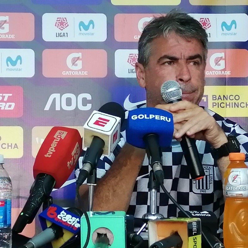 Bengoechea se manifestó "conforme" con la defensa de Alianza Lima