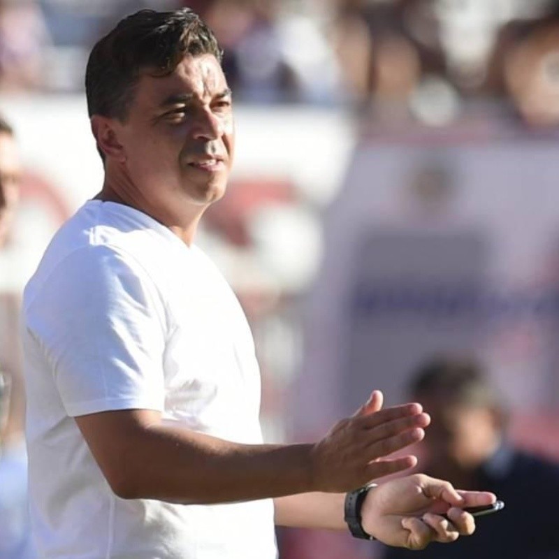 Gallardo dejó la práctica de River y quedó internado por cálculos renales