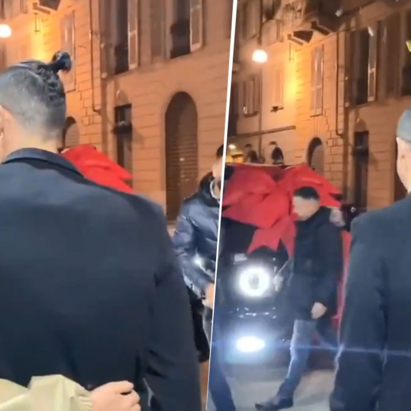 Georgina Rodríguez le regaló un auto a Cristiano Ronaldo en su cumpleaños