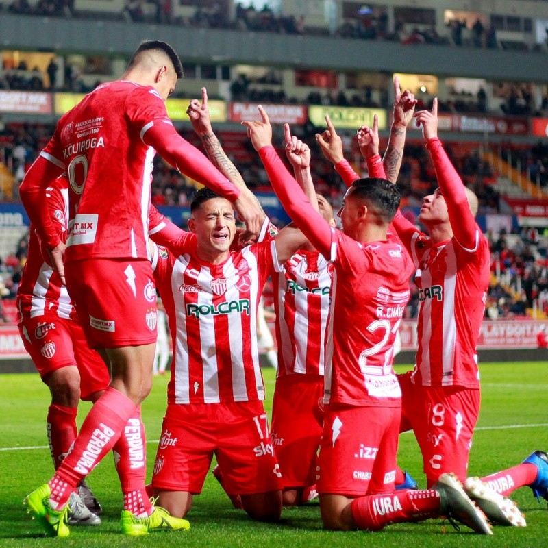 Necaxa lo empató en la última del partido y mandó a Monterrey al penúltimo puesto