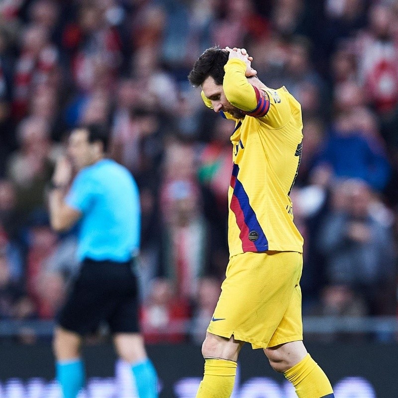 ¡Barcelona quedó eliminado a los 92' de la Copa Rey ante Athletic Club!