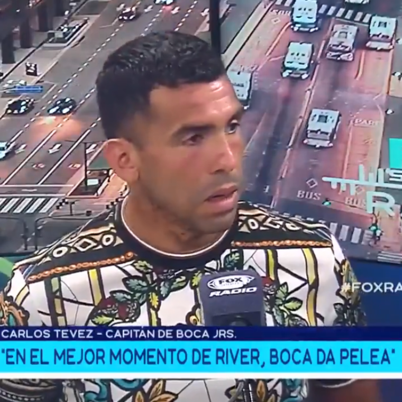 Tevez: "Yo viví el mejor momento de Boca y River no daba pelea"