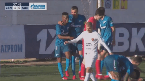 Wilmar Barrios se puso en modo Messi y convirtió un gol con el Zenit