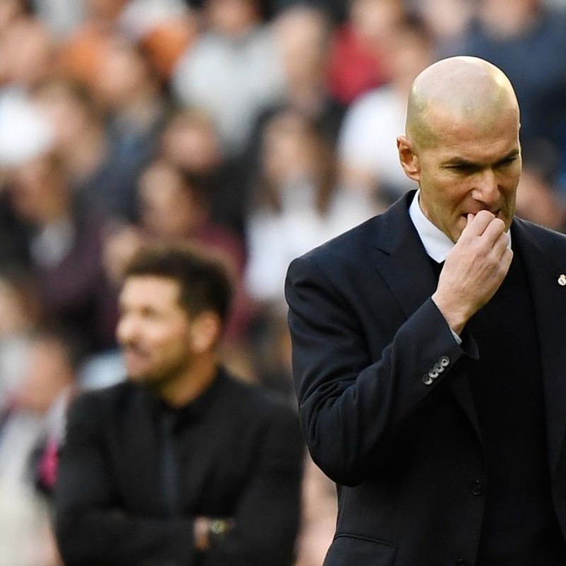 Lo que le faltaba: Zidane tuvo un accidente con su auto