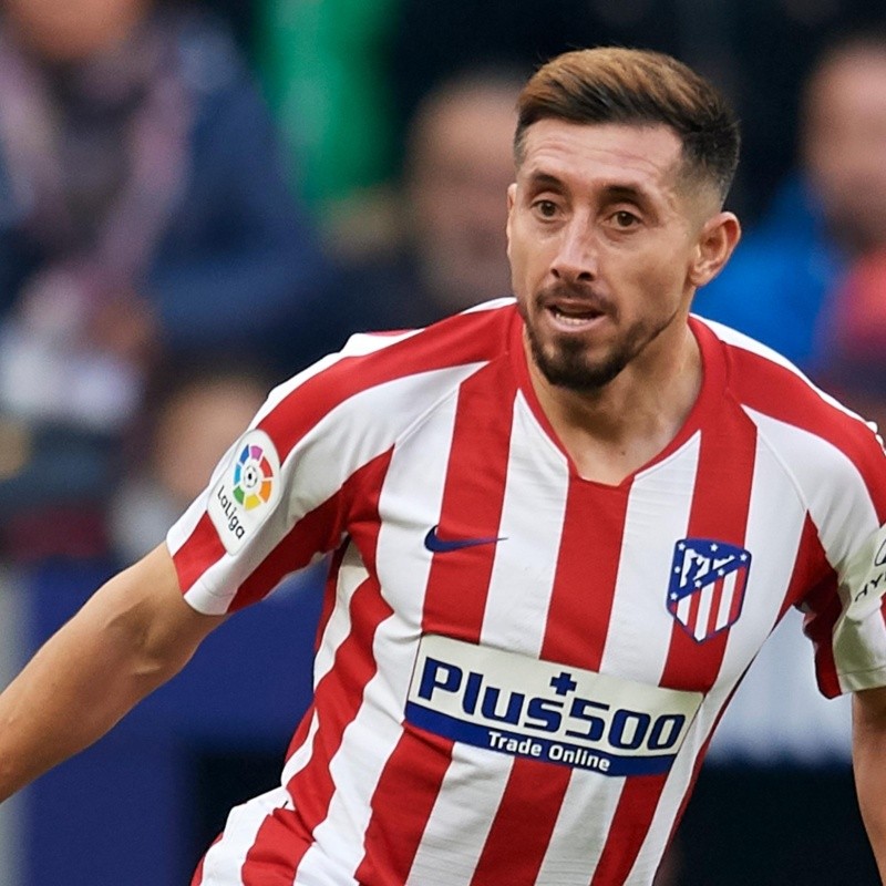 Héctor Herrera, nuevamente fuera del equipo del Atlético Madrid