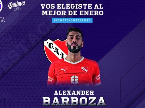 Barboza, elegido como defensor del mes: jugó un solo partido y fue expulsado