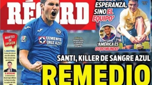 Santi Giménez y su debut goleador se toman las portadas en México