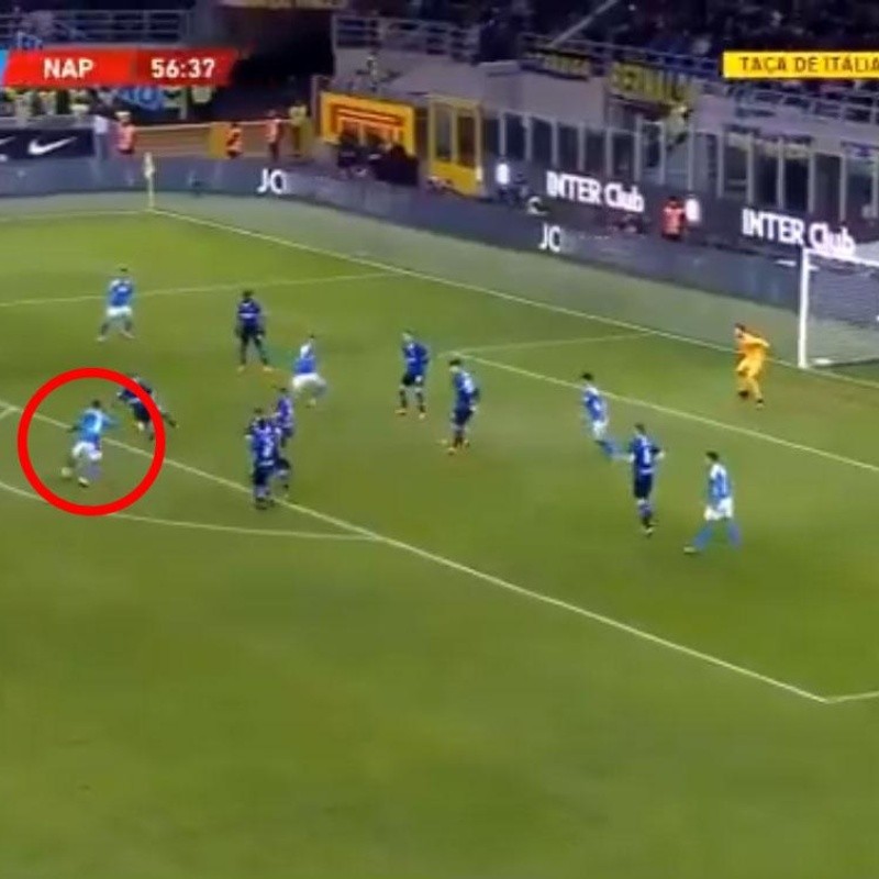 Video: golazo de Fabián Ruíz para quebrar la resistencia del Inter