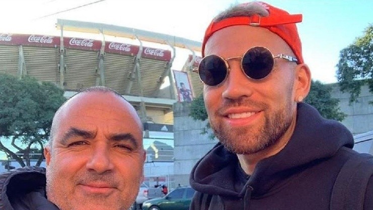 El representante de Otamendi subió una foto y los hinchas de River lo hicieron tendencia