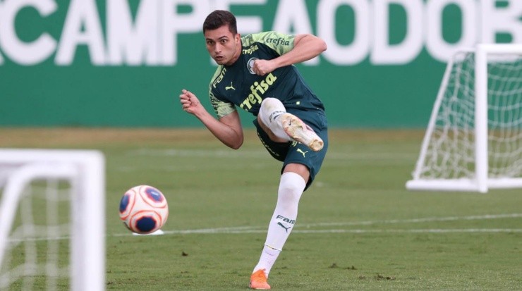 Luan Silva: destaque nos treinamentos (Foto: Cesar Greco/Palmeiras/Divulgação)