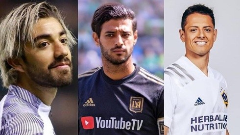 Rodolfo Pizarro, Carlos Vela y Javier Hernández en la MLS