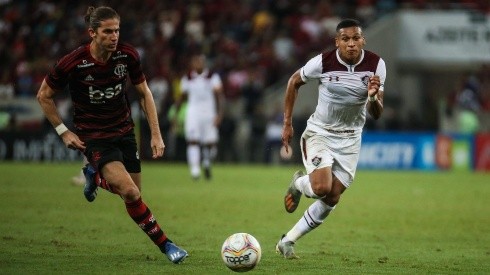 Pacheco metió un pase gol contra nada menos que Flamengo.