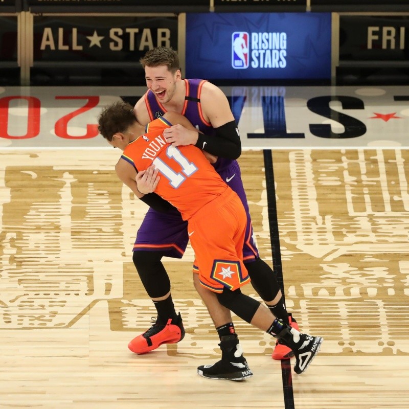 Trae Young retó a Dončić y Luka no perdonó