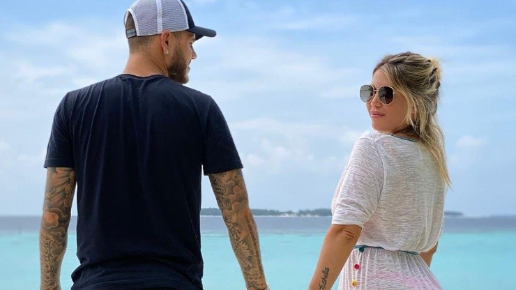 Foto de Wanda con Icardi.