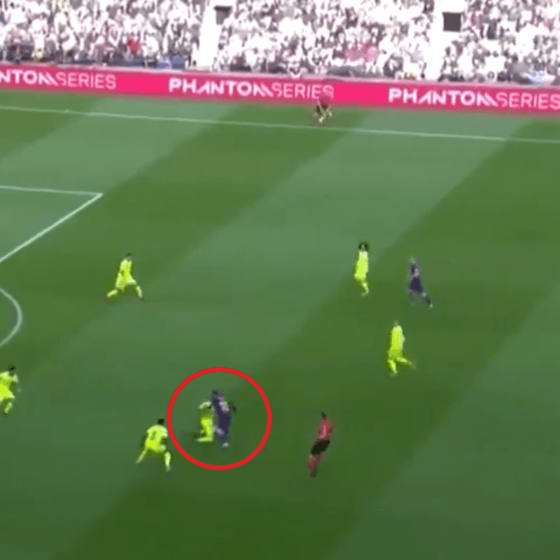 Messi dejó en ridículo a un jugador de Getafe con un lujo increíble