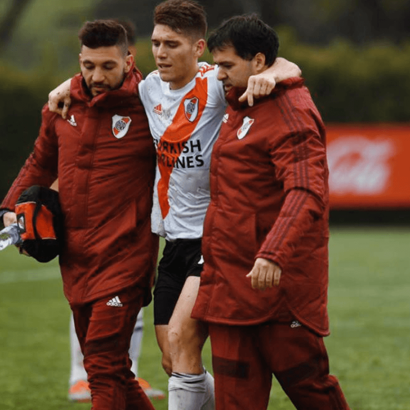 Benjamín Rollheiser se rompió los ligamentos cruzados