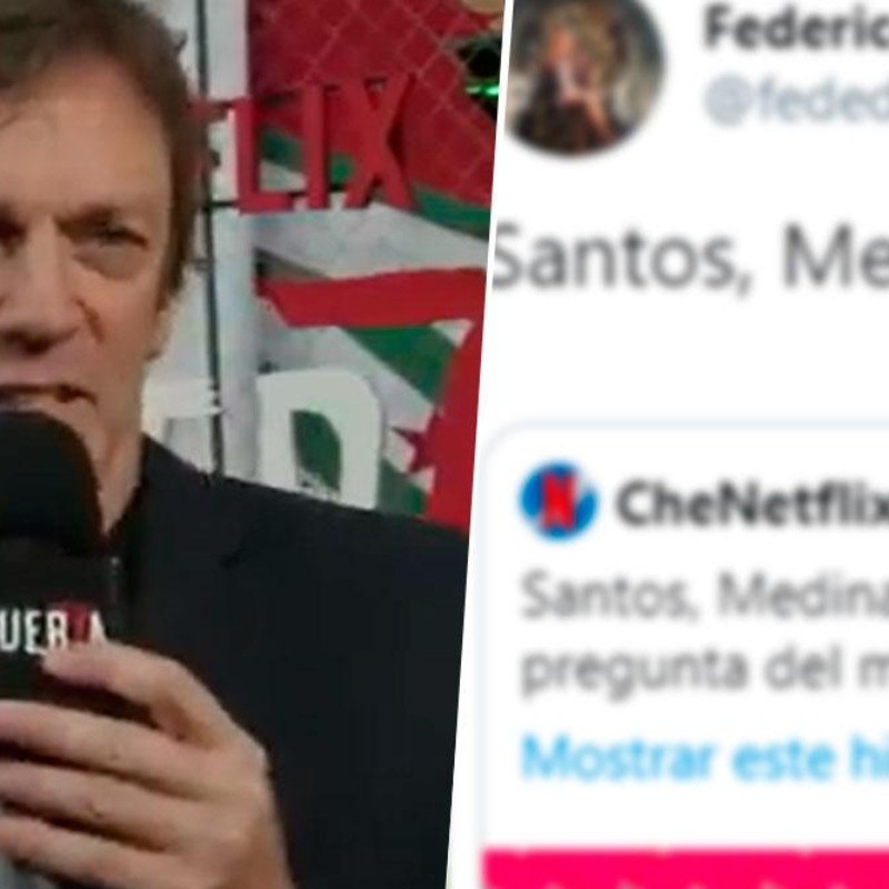 Fede D'Elia se enojó con la cuenta de Twitter de Netflix Argentina