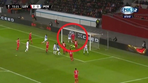 Así fue el gol de Luis Díaz contra el Bayer Leverkusen en la Europa League.