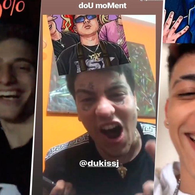 Los freestylers argentinos más famosos se divierten con los filtros de Instagram