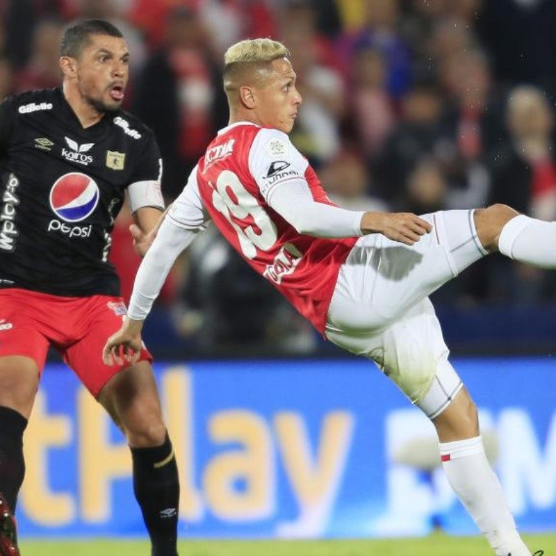 América no pudo con el ‘manicomio’ de Valdés y perdió con Santa Fe