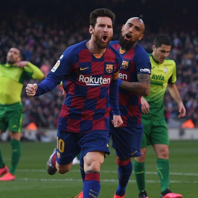 Video de los goles de Messi en Barcelona 5-0 Eibar