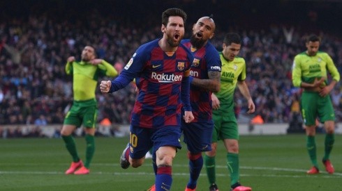 Video de los goles de Messi en Barcelona 5-0 Eibar