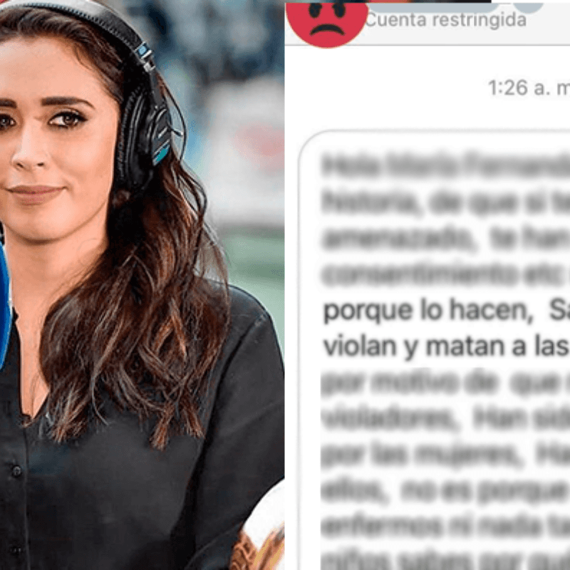 Conductora de Fox Sports expone escalofriante mensaje de acosador