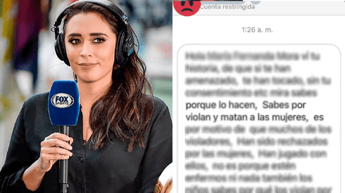 Maria Fernanda Mora expuso los escalofriantes mensajes de su agresor.