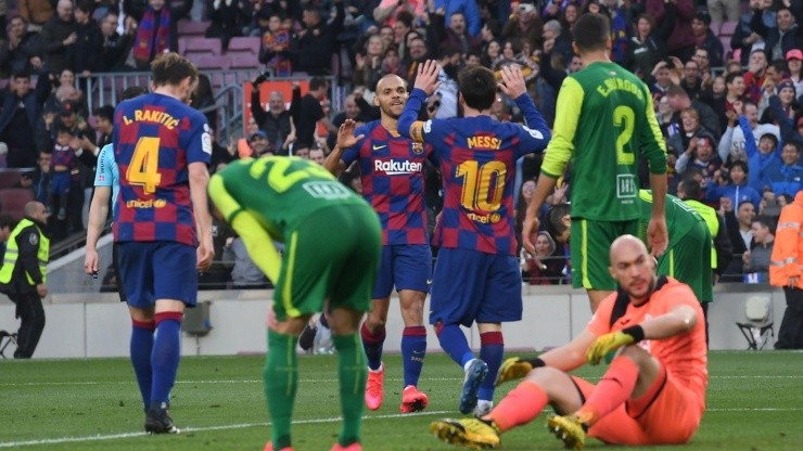 Braithwaite debutó y se metió a Messi en el bolsillo con una frase