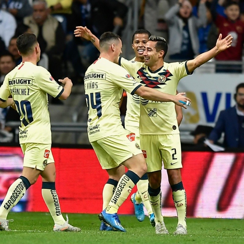 América se tomó revancha de Monterrey: lo dejó último y es líder del campeonato