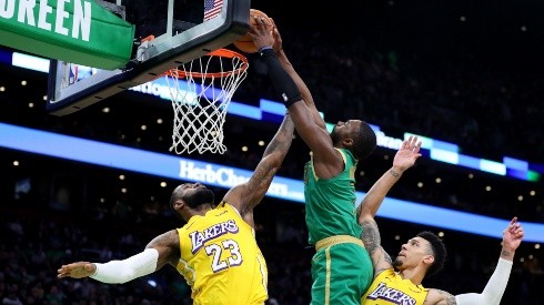 Lakers y Celtics protagonizan una histórica rivalidad en la NBA esta tarde de domingo. (Foto: Getty Images).