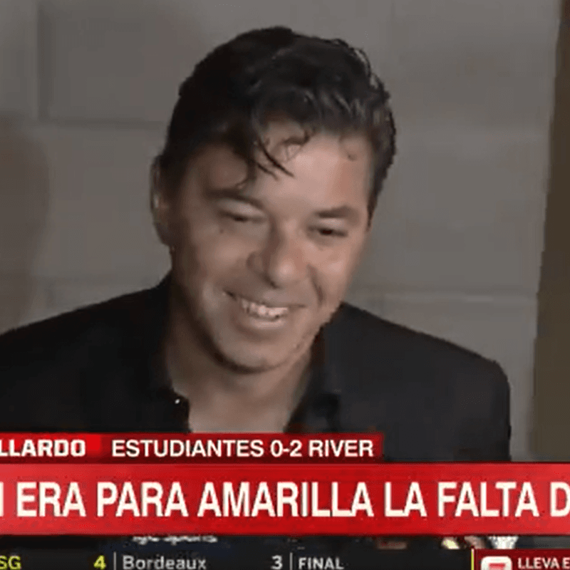 Gallardo, sobre la amarilla a Borré: "Yo a Masche lo hice expulsar una vez"