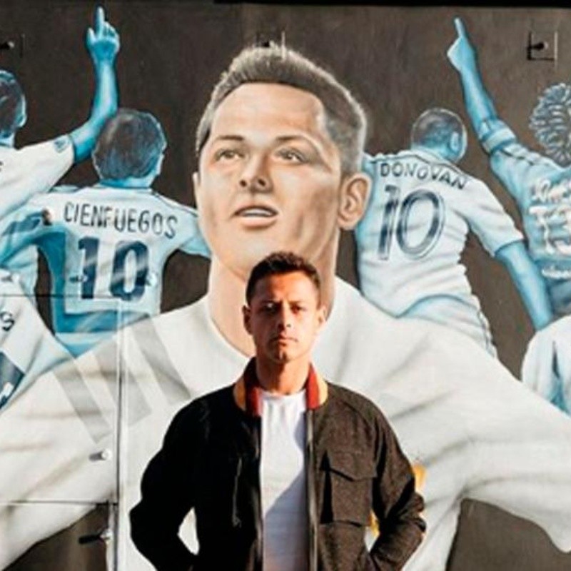 Inmortal: Aficionados incluyen a Chicharito en mural junto a leyendas de LA Galaxy