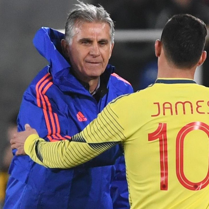 "Yo no voy a ser suplente", las palabras que le habría dicho James a Queiroz