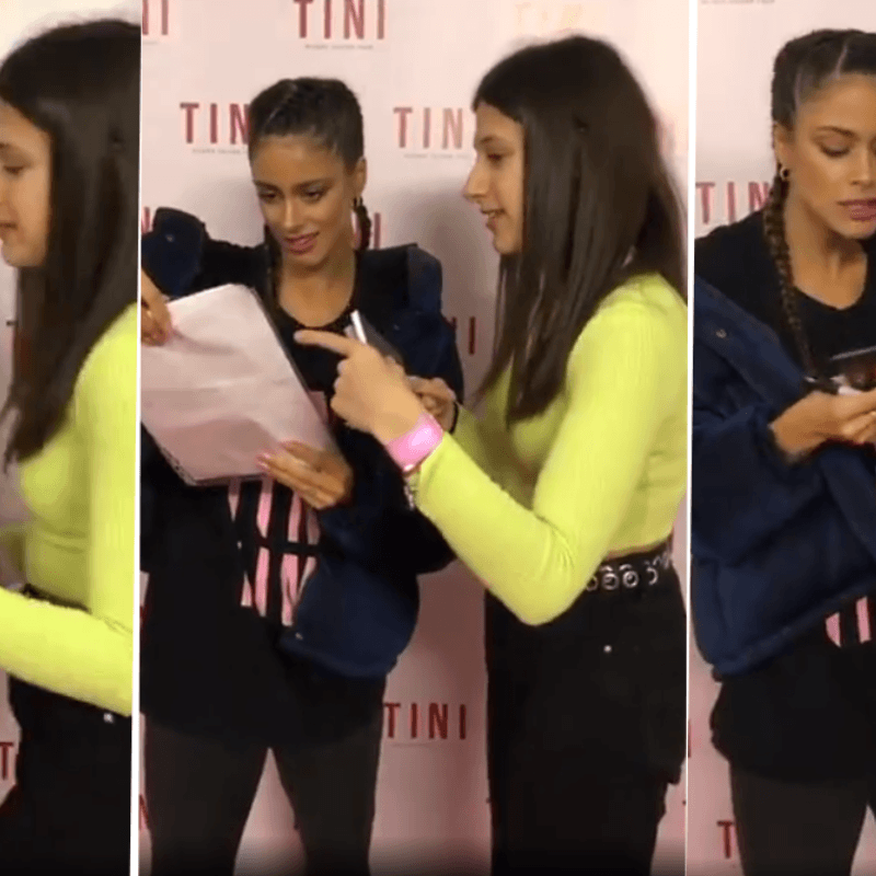 Video: la reacción de Tini Stoessel cuando la apuraban con las fotos