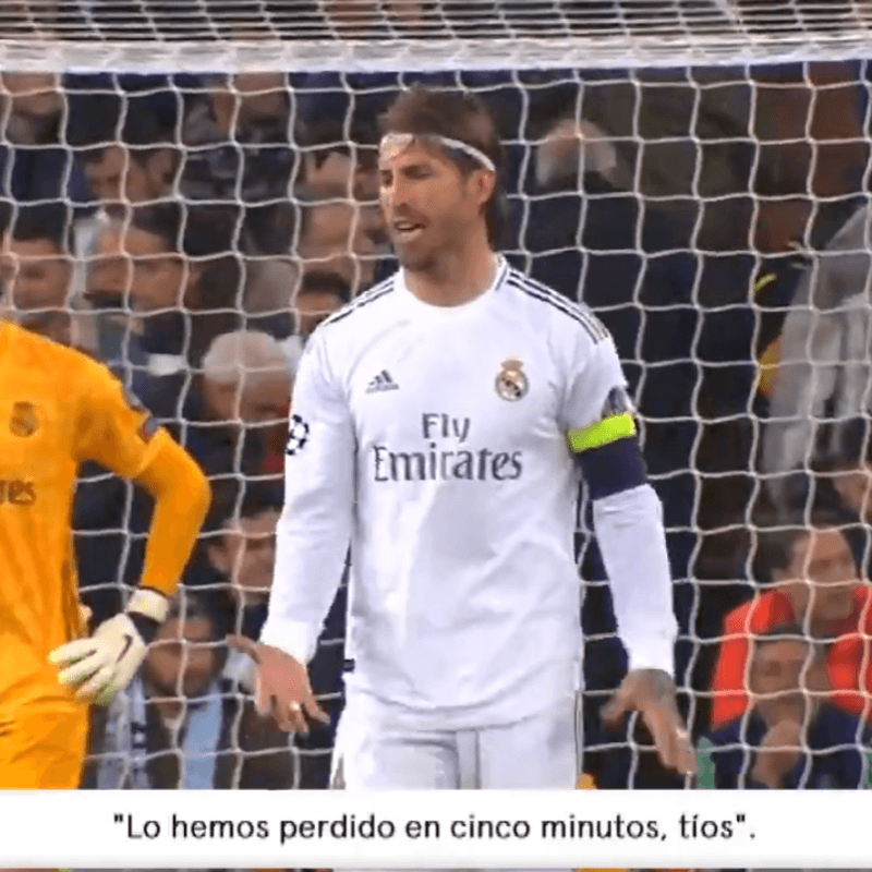 La más genuina reacción de Sergio Ramos al segundo gol del City