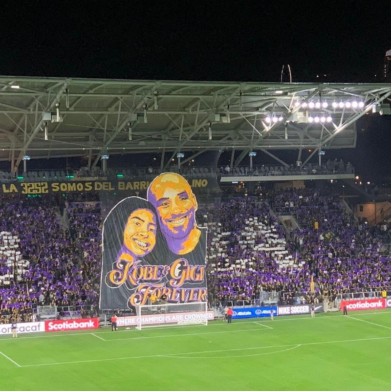 Los Angeles FC le rindió un sentido homenaje a Kobe Bryant