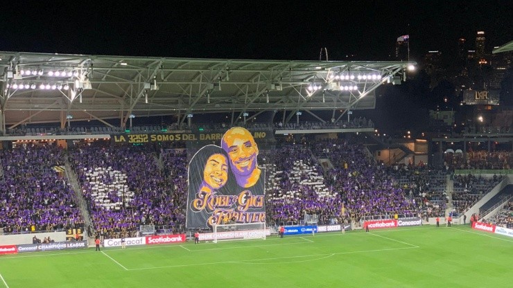 LAFC homenajeó a Kobe Bryant