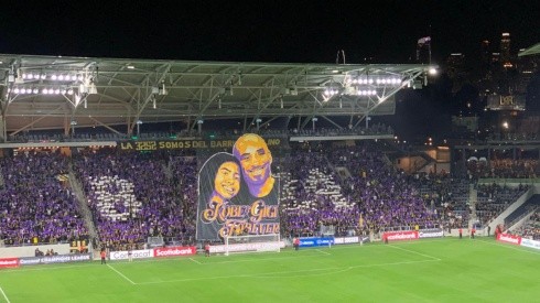 LAFC homenajeó a Kobe Bryant