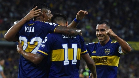 Foto de los jugadores de Boca.