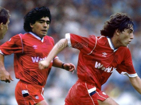 El hermoso ida y vuelta entre Maradona y Futre: "¡Pero Paulo, es tu cumpleaños!"