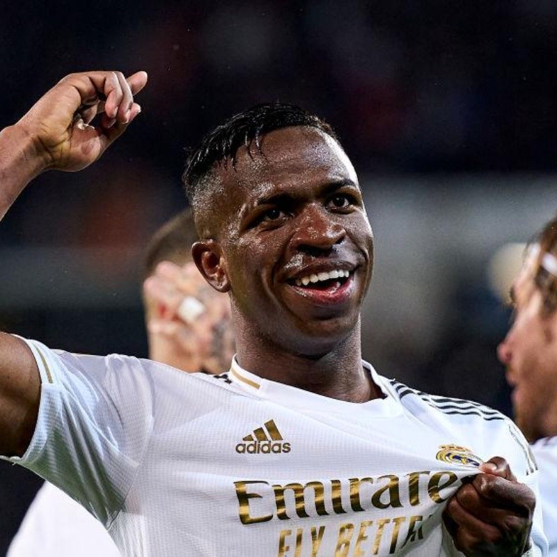 Vinicius explicó el por qué de su festejo: "Juego en el mejor equipo del mundo"