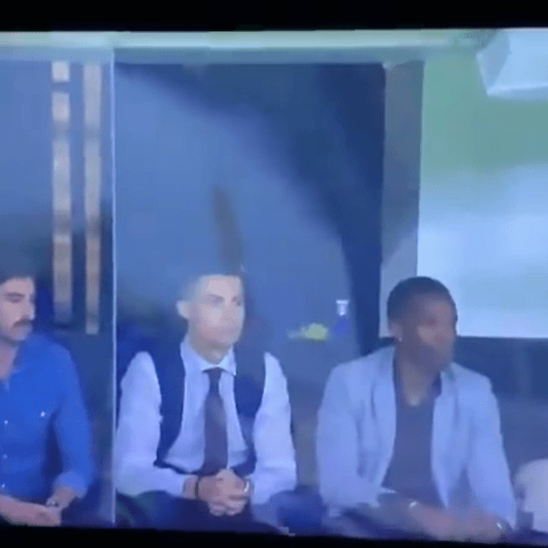 Lo que la TV no mostró: así celebró Cristiano Ronaldo el gol de Vinicius