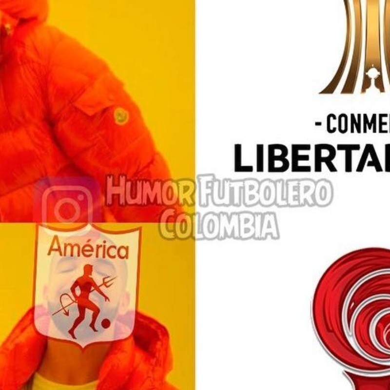 Los memes no perdonaron las derrotas de América y DIM en la Libertadores