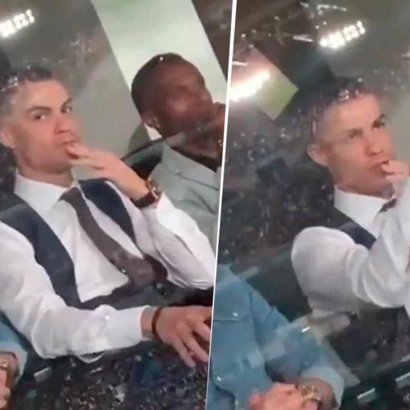 Lo estaban grabando y la reacción de Cristiano es todo lo que está bien