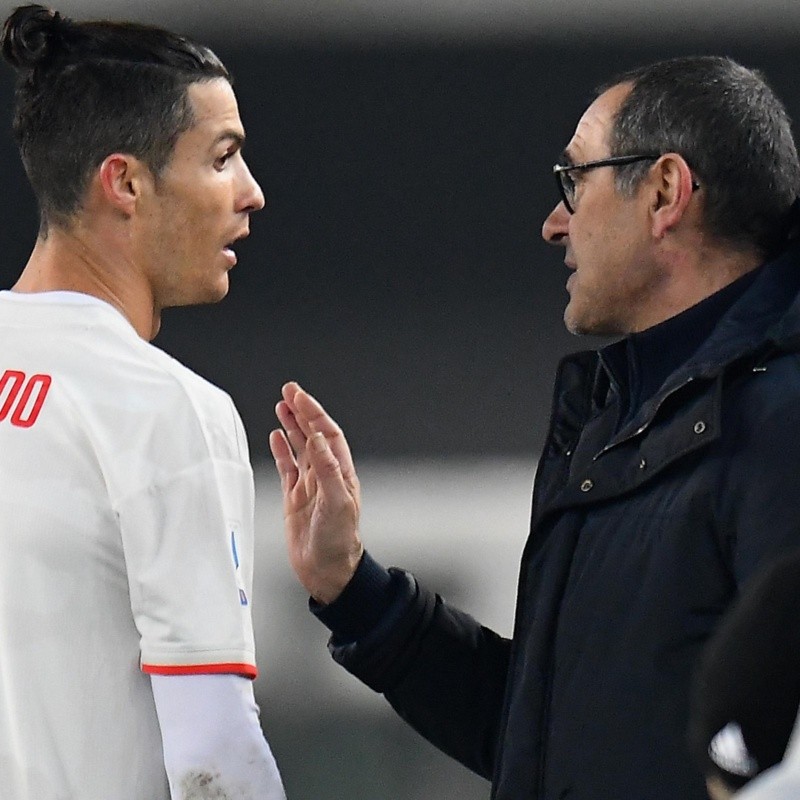 Sarri: "No hay en el mundo un jugador que pueda sustituir a Cristiano"