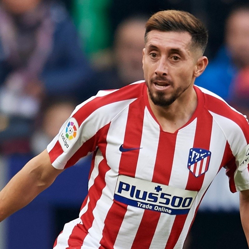 Golazo de Héctor Herrera en el entrenamiento del Atlético Madrid