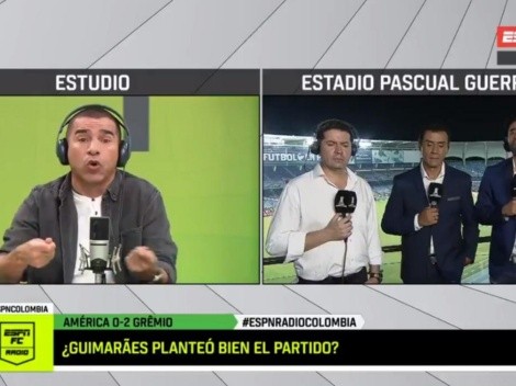 El 'agarrón' entre Vargas y Aristizábal por la derrota de América en Libertadores