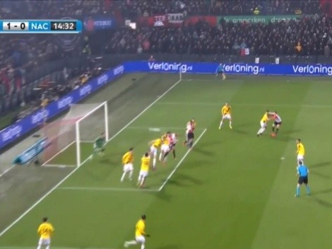Senesi ganó en las alturas y abrió el marcador para el Feyenoord