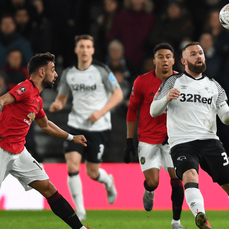 El reencuentro de Rooney le salió caro al Derby County: goleada del United